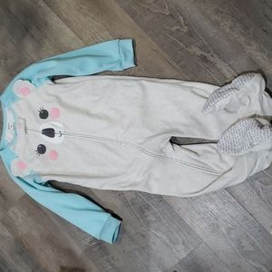 Carter's Fleece, Footed Koala Bear Face Pajamas 5T
